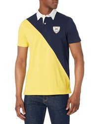 Brooks Brothers - Supima Cotton Pique Stretch Short Sleeve Color Block Polo Shirt - Lyst