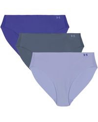 Under Armour - S 3-pack Pure Stretch No Show Bikini Underwear - Lyst