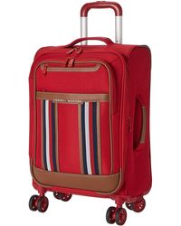 tommy hilfiger red suitcase