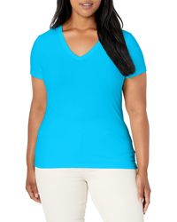 Nautica - Womens Easy Comfort V-neck Supersoft Stretch Cotton T-shirt T Shirt - Lyst
