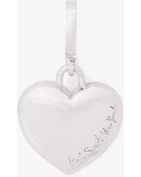 Kate Spade - One In A Million Metal Heart Charm - Lyst