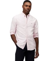 Tommy Hilfiger - Heritage Oxford Stripe Regular Long Sleeve Shirts - Lyst