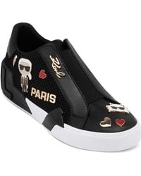 Karl Lagerfeld - Paris Mavise Pins Everyday Lace Up Sneaker - Lyst