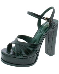 Jessica Simpson - S Giddings Platform Sandals Green 8.5 Medium - Lyst