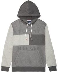 Tommy Hilfiger - Mens Adaptive Logo Flag Hoodie With Magnetic Closure Sweatshirt - Lyst
