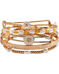ALEX AND ANI - Daisy Bangle Set Of 5 - Lyst
