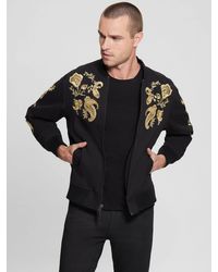 Guess - Maxim Embroidered Bomber Jacket - Lyst