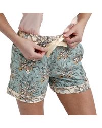 Vera Bradley - Cotton Pajama Shorts With Pockets - Lyst