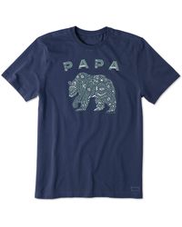 Life Is Good. - Crusher Graphic T-shirt Papa Bear - Lyst