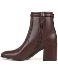 Franco Sarto - S Tribute Bootie Heeled Ankle Boot Cordovan Brown 10 M - Lyst