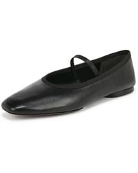 Vince - Vivian Mary Janes Flat - Lyst