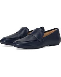 Fitflop - S Delicato Soft Leather Loafers Midnight Navy 7.5 Medium - Lyst