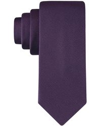 Calvin Klein - Silver-spun Solid Tie - Lyst