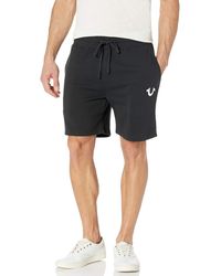 true religion fleece shorts