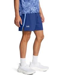 Under Armour - Launch 7" Shorts Atlantis Washed Reflective - Lyst