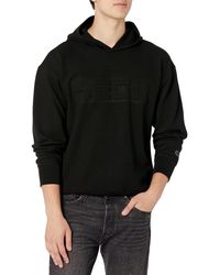 Lacoste - Loose Fit Hooded Sweatshirt - Lyst