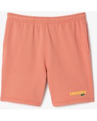 Lacoste - Regular Fit Short W/adjustable Waist Wording On Bottom - Lyst