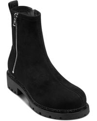 DKNY - Roscoe Lug Sole Chelsea Boot With Side Zipper Fashion - Lyst