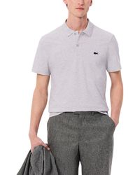 Lacoste - Regular Fit Cotton Blend Polo Shirt - Lyst