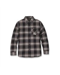 Volcom - Regular Kemostone Long Sleeve Flannel Shirt - Lyst