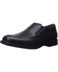 Rockport Esntial Dtl Wp Slipon Shoes, 8.5 N Uk, Black