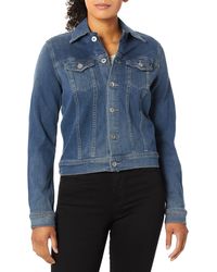 AG Jeans - Robyn Fitted Stretch Denim Jacket - Lyst