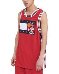 Tommy Hilfiger Space Jam Baseball Tank - Red