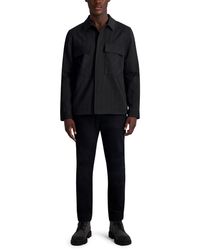 Karl Lagerfeld - Paris Long Sleeve Twill Check Jacket - Lyst