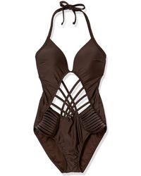 kenneth cole wireless push up one piece