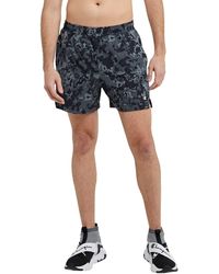 Champion - Mvp, Total Support Pouch, Gym, Wicking Shorts, Liner,5", Crater Camo Black C Patch Logo, Large - Lyst