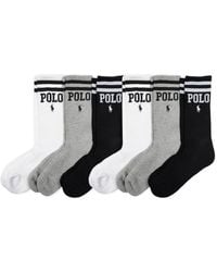 Polo Ralph Lauren - Classic Sport Performance Cotton Crew Socks 6 Pair Pack - Lyst
