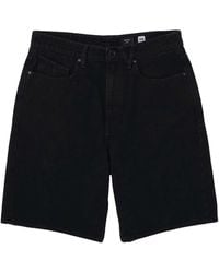 Volcom - Billow Loose Denim Baggy Casual Shorts With Comfortable Fit - Lyst