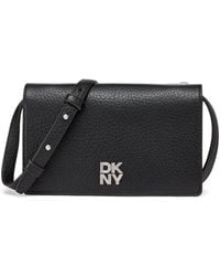 DKNY - Etta Mini Wallet On Crossbody - Lyst