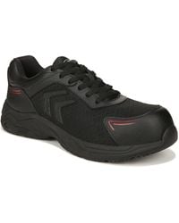 Dr. Scholls - Dr. Scholl's S Blazer Slip Resistant Composite Toe Work Sneaker Black Leather 8.5 M - Lyst