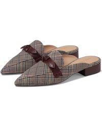 COLE HAAN Piper ボウ リボン フラット ミュール Cole Haan Piper Bow Mule (Leopard Haircalf Print) Flat Shoes