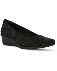 Anne Klein - Embellished Made Wedge Heels - Lyst