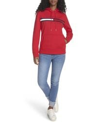 Tommy Hilfiger - Sportswear Fleece Logo Pullover Hoodie Sweatshirt - Lyst