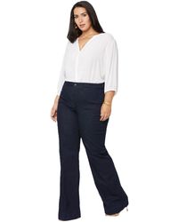 NYDJ - Plus Size Teresa Trousers In Rinse - Lyst