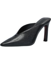 DKNY - Cadena Heeled Loafer Mule Sandal - Lyst