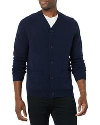 Amazon Essentials - Maglione Cardigan con Scollo A V in Lana di Agnello con Tasche - Lyst