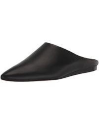 Vince - S Cay Slip On Mule Black Leather 7 M - Lyst