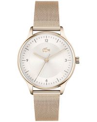 Lacoste - Club Quartz Stainless Steel And Mesh Bracelet Casual Watch - Lyst