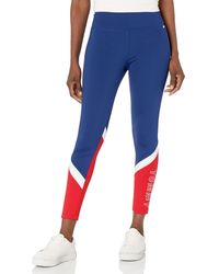 Tommy Hilfiger - Performance Workout Pants-high-rise Cotton Leggings For - Lyst