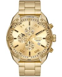 DIESEL - Spiked Stainless Steel Chronograph Watch - Lyst