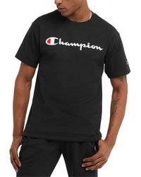 Champion - , Cotton Midweight Crewneck Tee,t-shirt For - Lyst