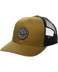 Dickies - Low Pro Workwear Patch Trucker Hat Brown - Lyst