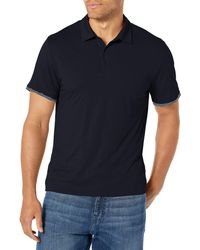 Vince - S Dbl Layer Stripe Polo,coastal/coastal Stripe,m - Lyst