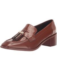 Franco Sarto - S Donna Heeled Loafer Tobacco Brown 8.5 M - Lyst