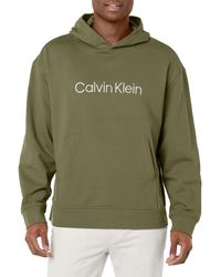 Calvin Klein - Relaxed Fit Standard Logo Terry Hoodie - Lyst