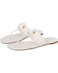 Kate Spade - Spade Flower Thong Sandal Wedge Shoes, Leather - Lyst
